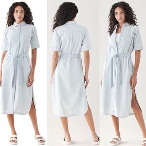 DL1961 midi dress w/ pockets & optional belt
